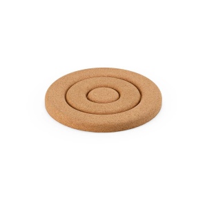 Dessous de plat double rond en liège Mozart. Fabriqué au Portugal.