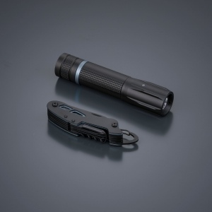 Optima Small Set : couteau de poche et lampe torche