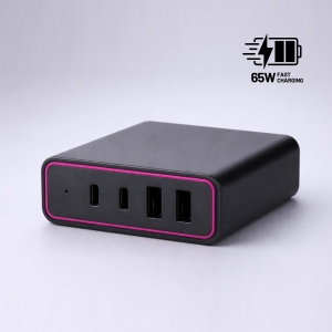 Opti Power GaN chargeur de bureau 65W (tour de charge à 4 ports) 6