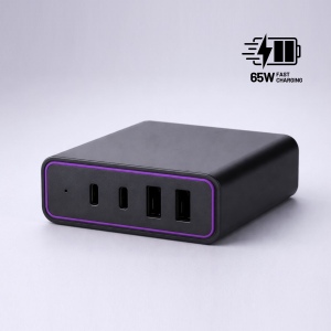 Opti Power GaN chargeur de bureau 65W (tour de charge à 4 ports) 7