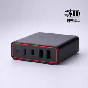 Opti Power GaN chargeur de bureau 65W (tour de charge à 4 ports) 5