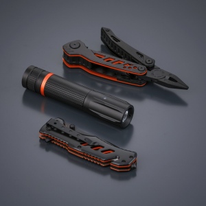 Optima Multiset : multitool, couteau de secours et petite lampe torche 5