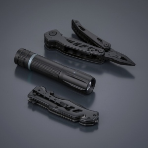 Optima Multiset : multitool, couteau de secours et petite lampe torche 3