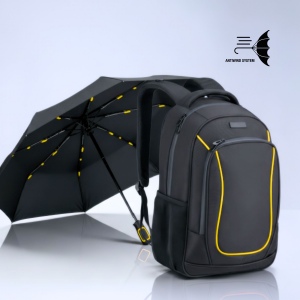 Ensemble dynamic : sac à dos business 15” et parapluie automatique 3
