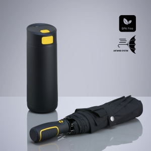 Dynamic Set : mug à café 450 ml et parapluie automatique 3