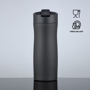 Porcelain Set : mug isotherme 630 ml et récipient alimentaire 800 ml avec revêtement en porcelaine 5