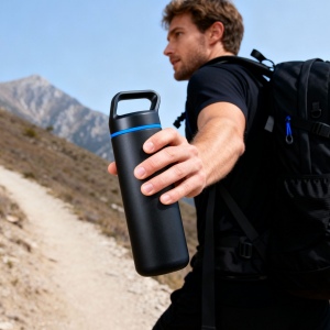 Expedition gourde en acier avec couche de cuivre, 650 ml 15