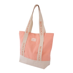 Sac avec soufflet de fond double en coton 3