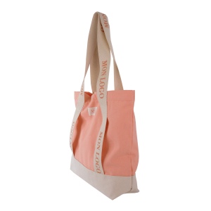 Sac avec soufflet de fond double en coton 4