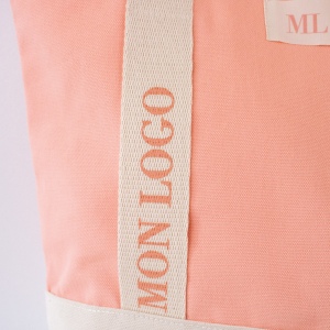 Sac avec soufflet de fond double en coton 6