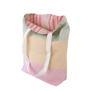 Sac reversible avec soufflet de fond en coton 2