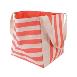 Sac cabas carré en coton avec doublure 3