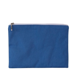 Trousse plate en coton avec doublure 3