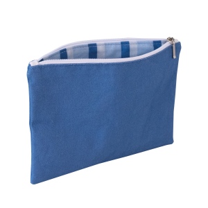 Trousse plate en coton avec doublure 5