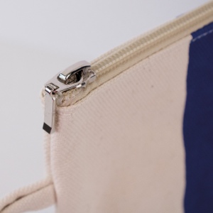 Trousse plate en coton avec sangle 5