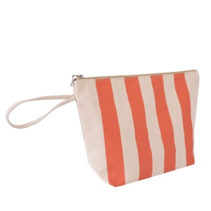 Trousse soufflet de fond en coton avec sangle 2