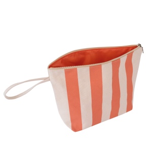 Trousse soufflet de fond en coton avec sangle 4
