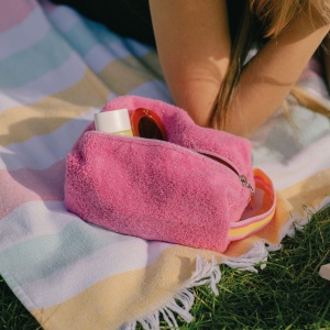 Trousse rectangulaire en éponge avec doublure imperméable 2
