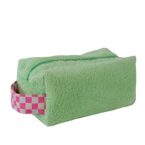 Trousse rectangulaire en éponge avec doublure imperméable