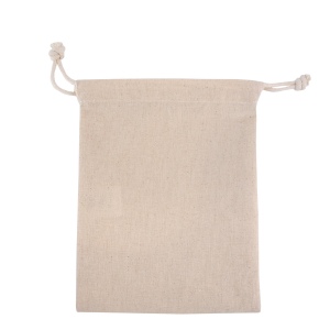 Petit pochon 2 cordons en coton recyclé 150 g 2