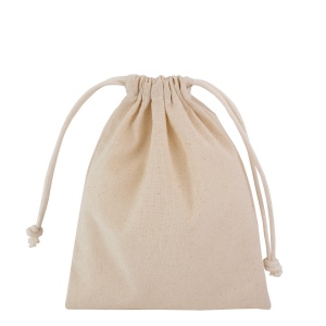 Petit pochon 2 cordons en coton recyclé 150 g 3