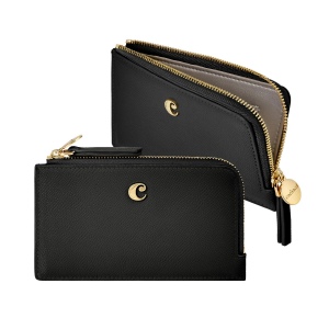 Porte-cartes zip Séraphine Black