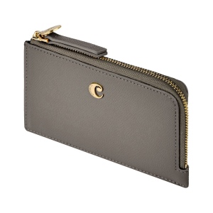 Porte-cartes zip Séraphine Taupe 4