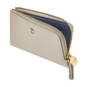 Porte-cartes zip Séraphine Light Grey 3