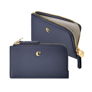 Porte-cartes zip Séraphine Navy