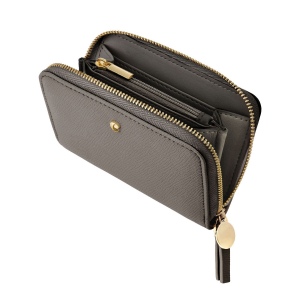 Portefeuille zip Séraphine Taupe 3