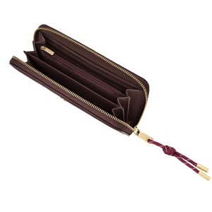 Portefeuille voyage Philomène Burgundy 3