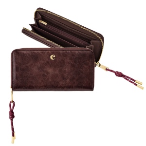 Portefeuille voyage Philomène Burgundy