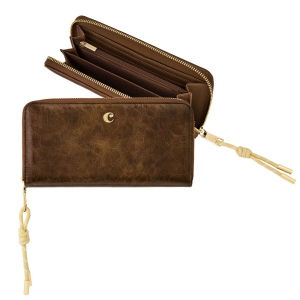 Portefeuille voyage Philomène Camel