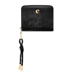 Portefeuille avec flap Philomène Black 2