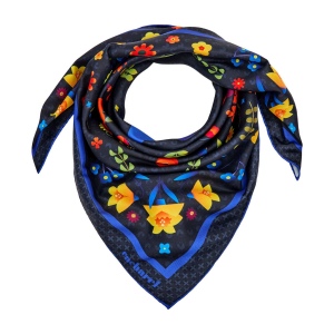 Foulard Philomène Navy 3