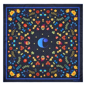 Foulard Philomène Navy