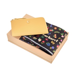 Parure Séraphine (porte-cartes & foulard)