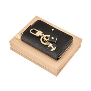 Parure Séraphine Black (porte-clefs & portefeuille zip)