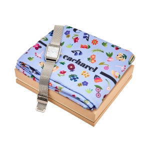 Parure Cacharel (montre & foulard)