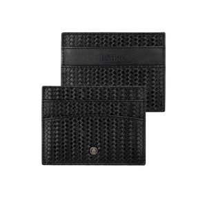 Porte-cartes Interlace Black