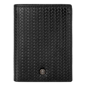 Porte-cartes Double Interlace Black 2