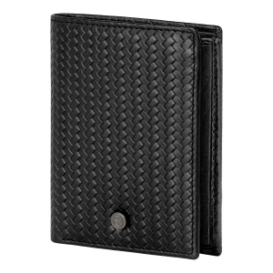 Porte-cartes Double Interlace Black 4
