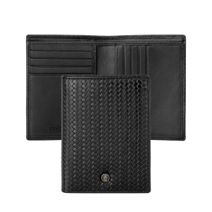 Porte-cartes Double Interlace Black
