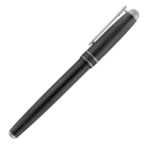 Stylo plume Classicals Brushed Black & Chrome 2