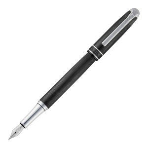 Stylo plume Classicals Brushed Black & Chrome 4