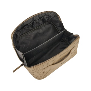 Trousse de toilette Interlace Taupe 2