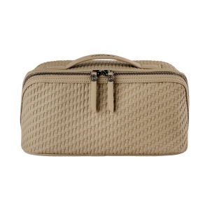 Trousse de toilette Interlace Taupe
