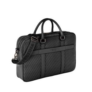 Porte-documents Interlace Black 3