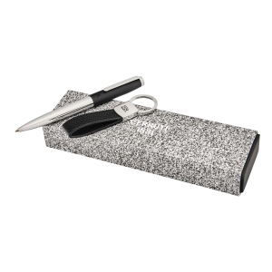 Parure CERRUTI 1881 (stylo bille & porte-clefs)