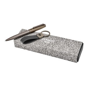 Parure CERRUTI 1881 (stylo bille & porte-clefs)